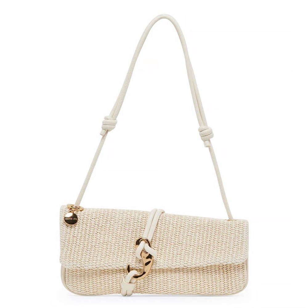 Dolce Vita Alice Raffia Shoulder Bag